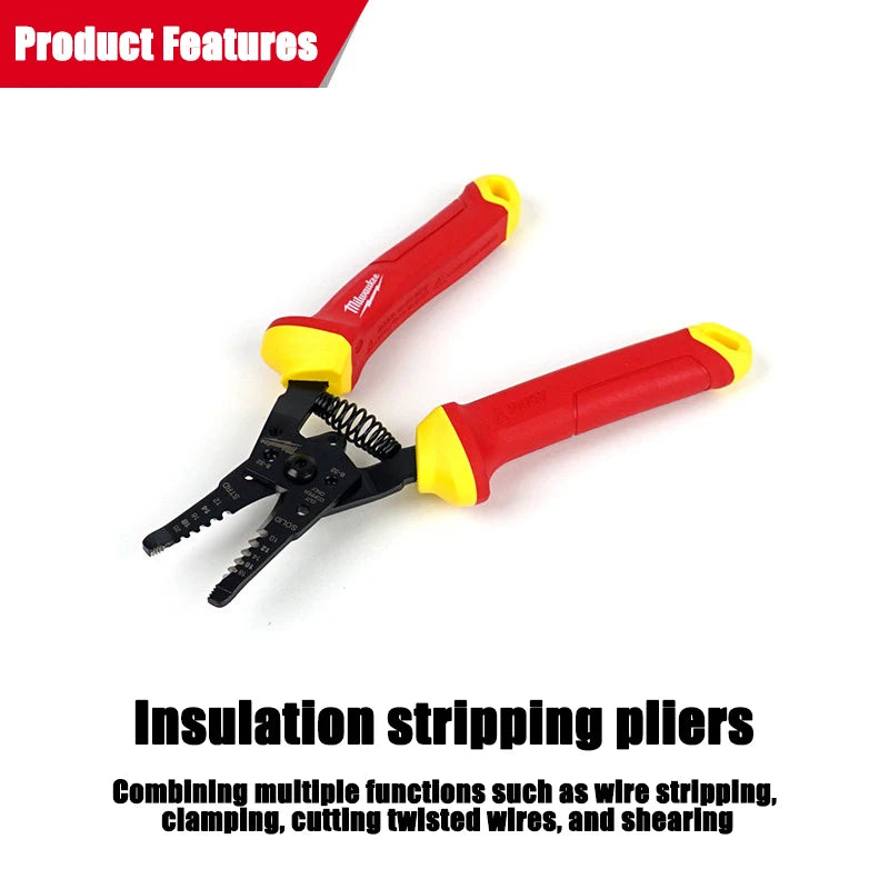 Milwaukee 5-Pack Insulated Electrician Tool Set - Safe & Durable