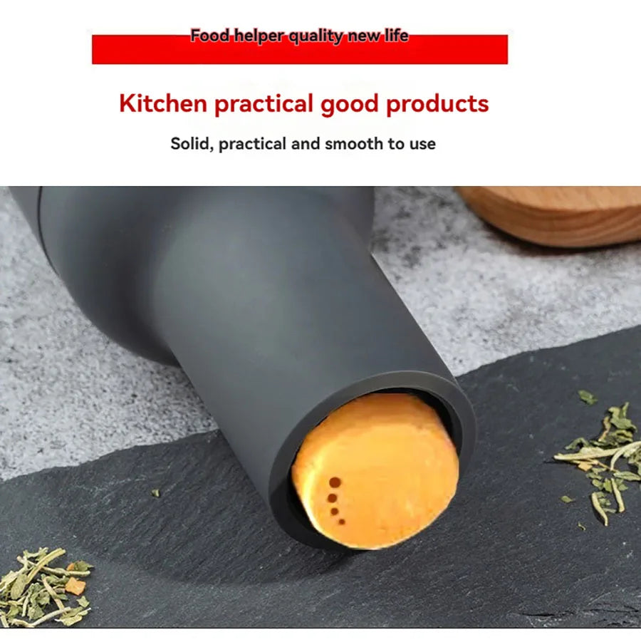 USB Rechargeable Electric Salt and Pepper Grinder - Automatic Mill