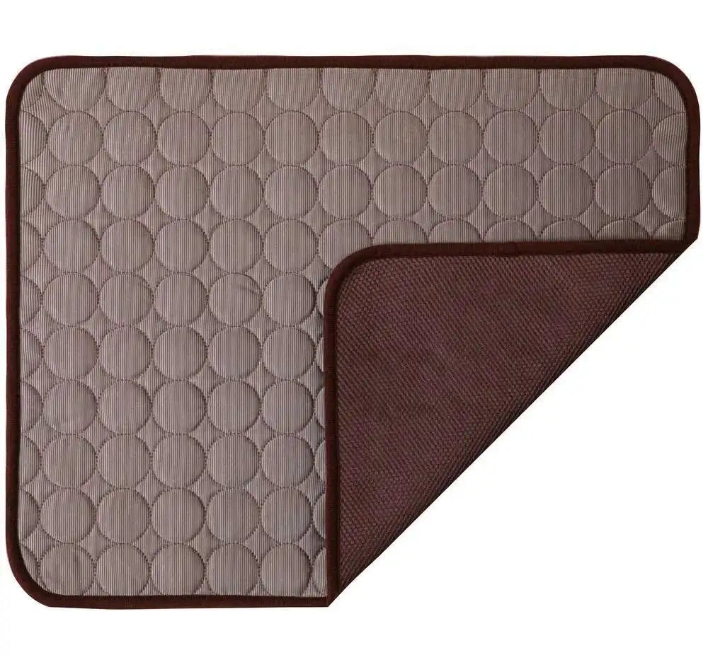 Cooling Pet Mat | Summer Dog & Cat Ice Silk Blanket - Breathable & Washable