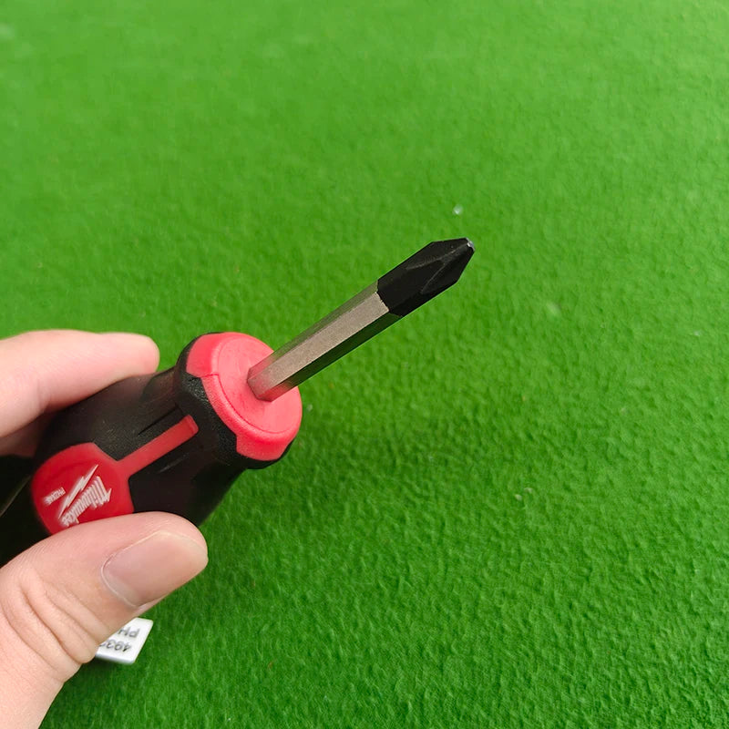 Milwaukee Tri-Lobe Grip Stubby Screwdriver Set - High Torque Performance