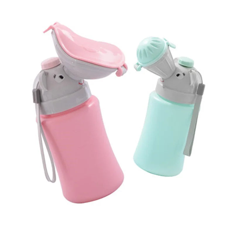 Cute Elephant Portable Travel Urinal - Leak-Proof & Easy to Clean