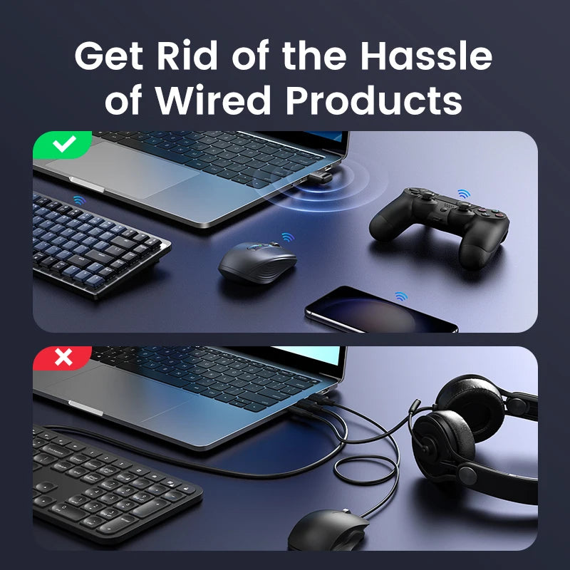 UGREEN Bluetooth 5.4 USB Adapter - Seamless Wireless Connectivity