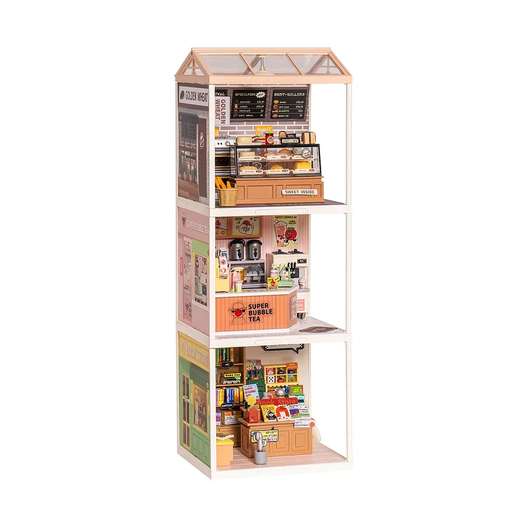 Robotime DIY Miniature House Kit - Fun 3D Puzzle for Kids & Adults