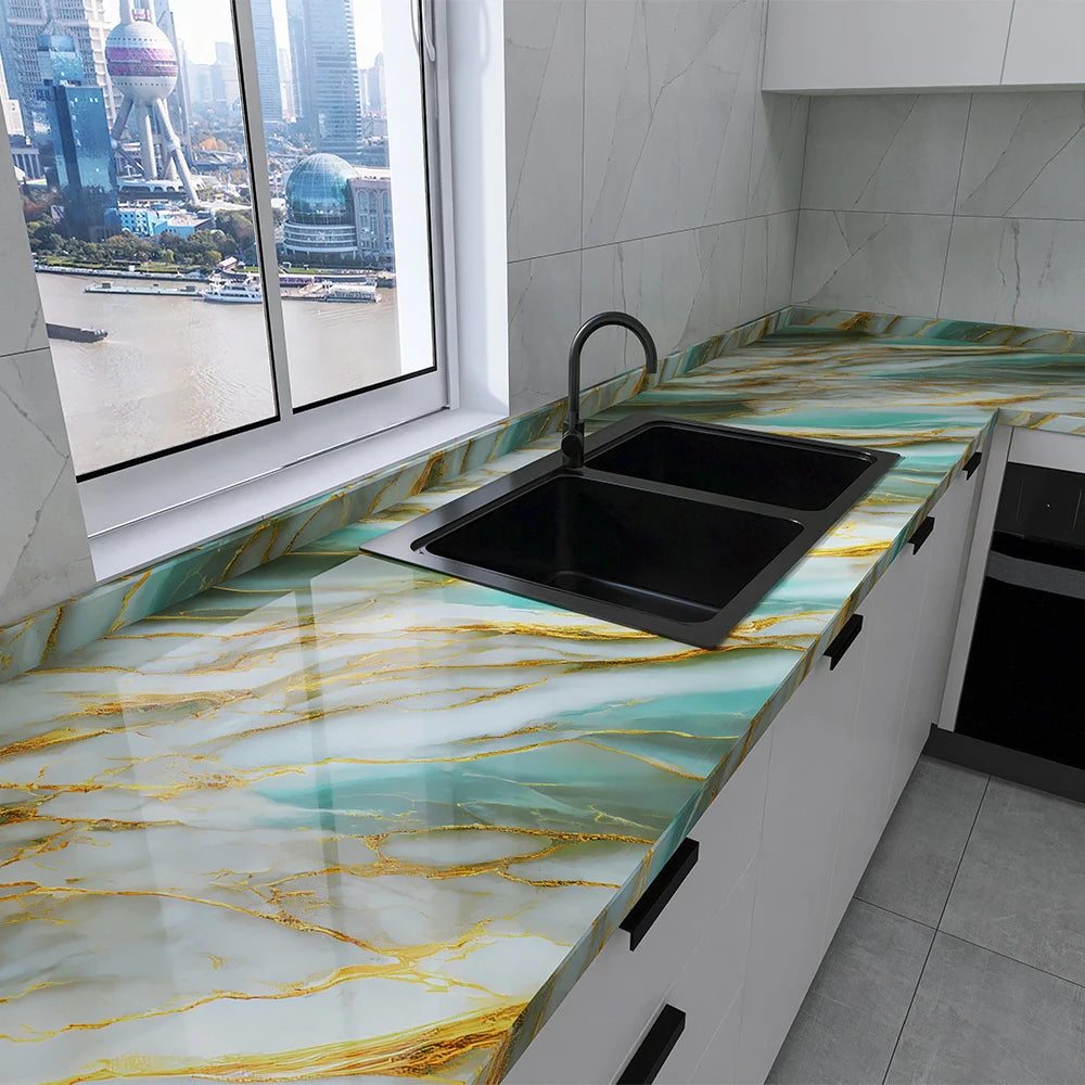 Waterproof Self-Adhesive PVC Wallpaper for Kitchen & Home Decor