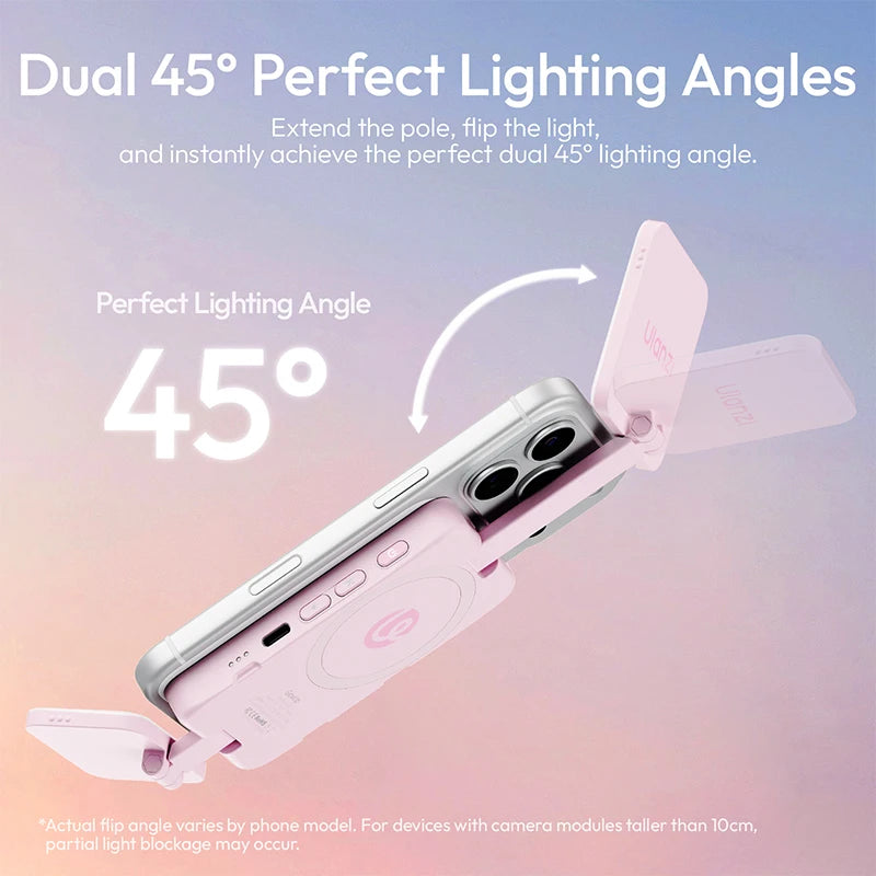 Ulanzi GL01 Magnetic Dual-Side Fill Light for Selfies & Video