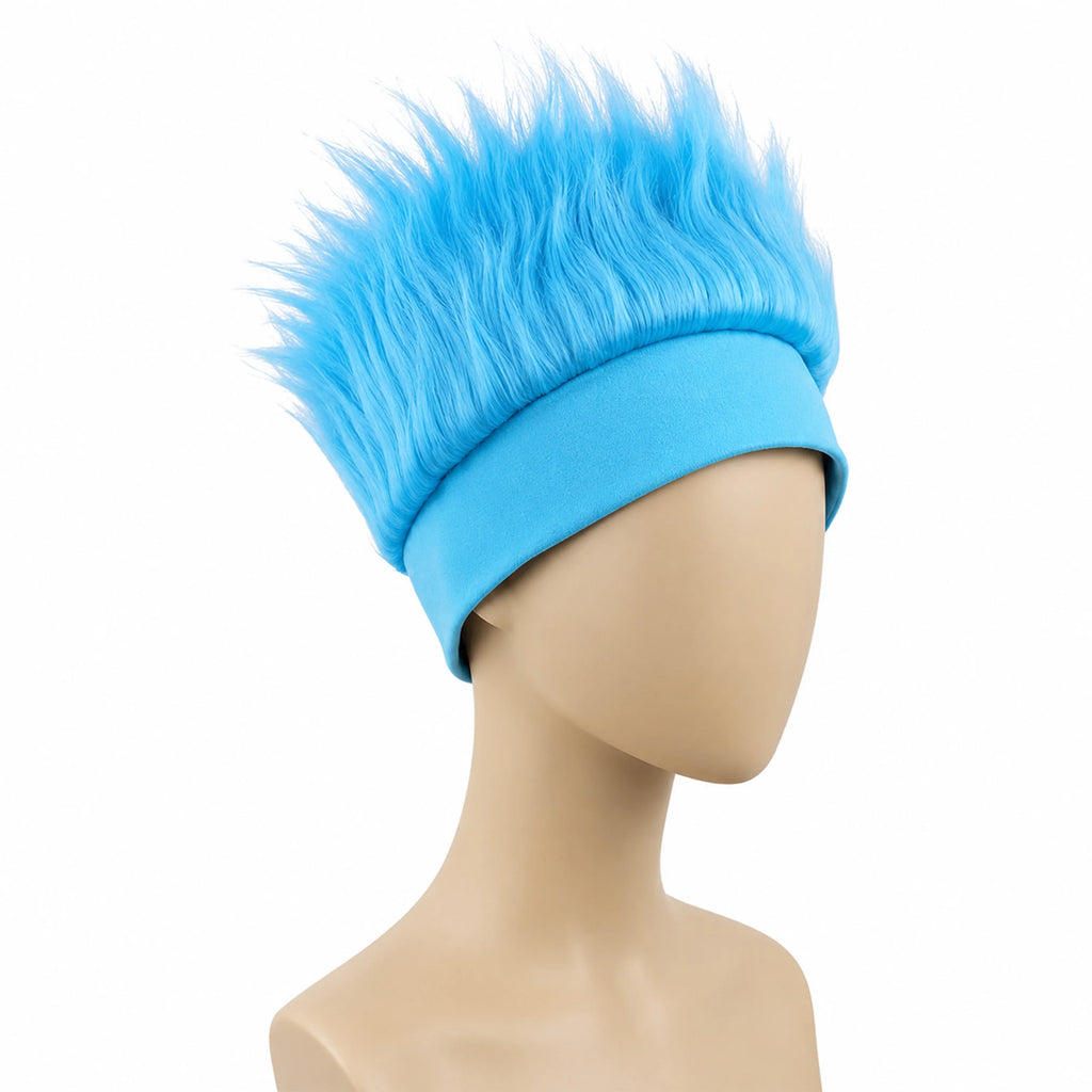 Ultimate World Cup Fan Wig - Vibrant National Flag Colors