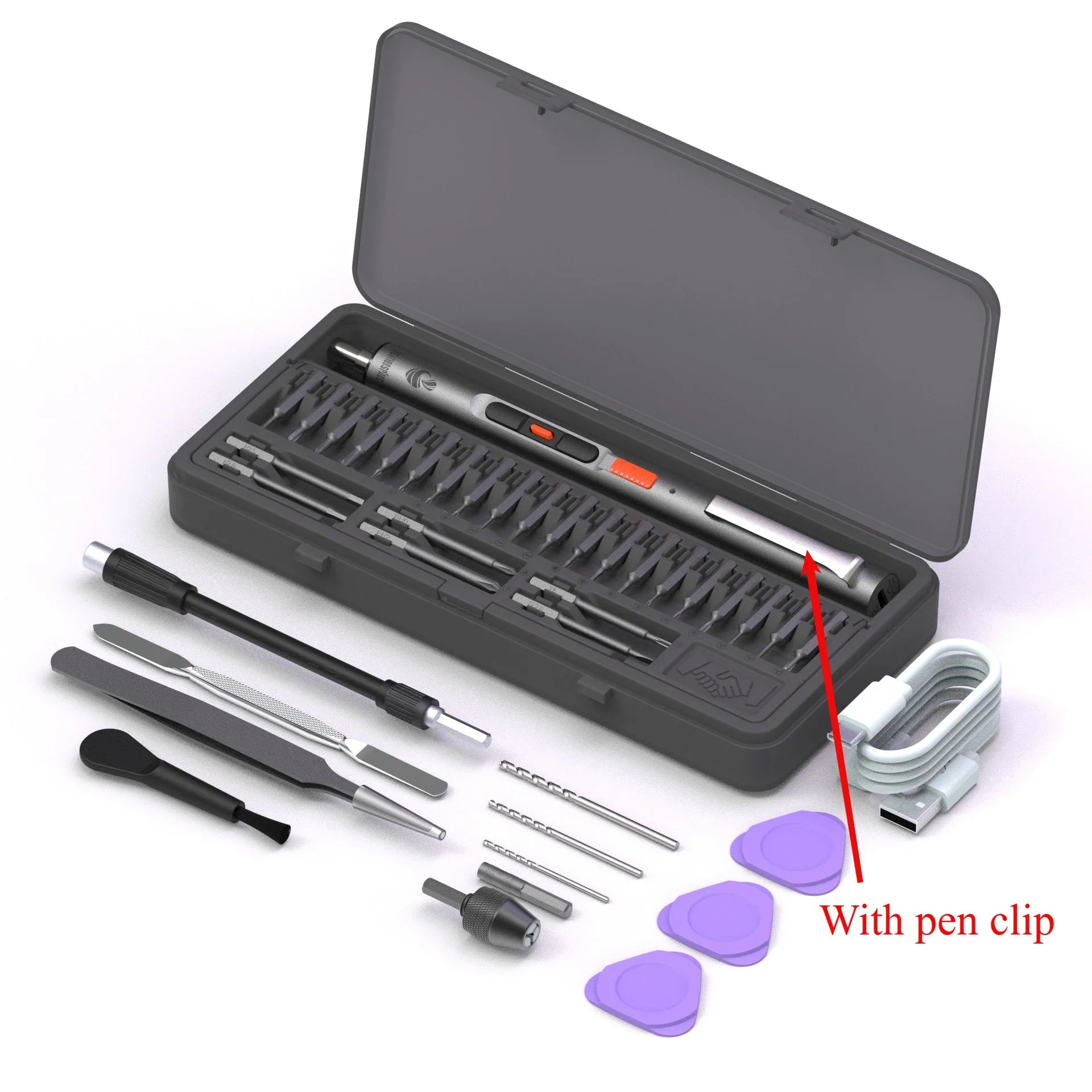 CreationSpace Precision Electric Screwdriver Set - Versatile & Efficient