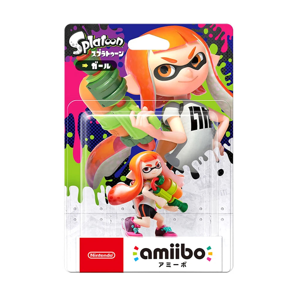 Nintendo Amiibo Figurine - Splatoon Series Inkling Girl & Squid