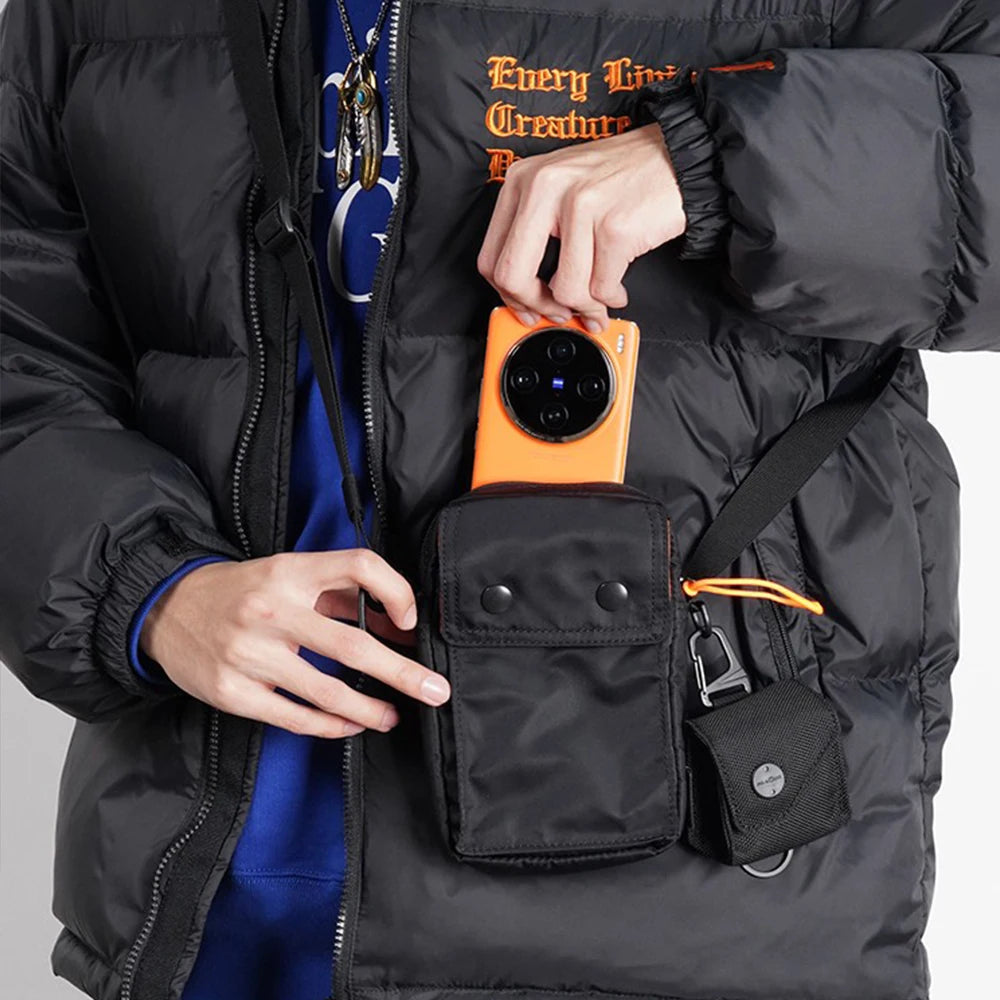 Lightweight Nylon Shoulder Bag - Water Resistant & Versatile