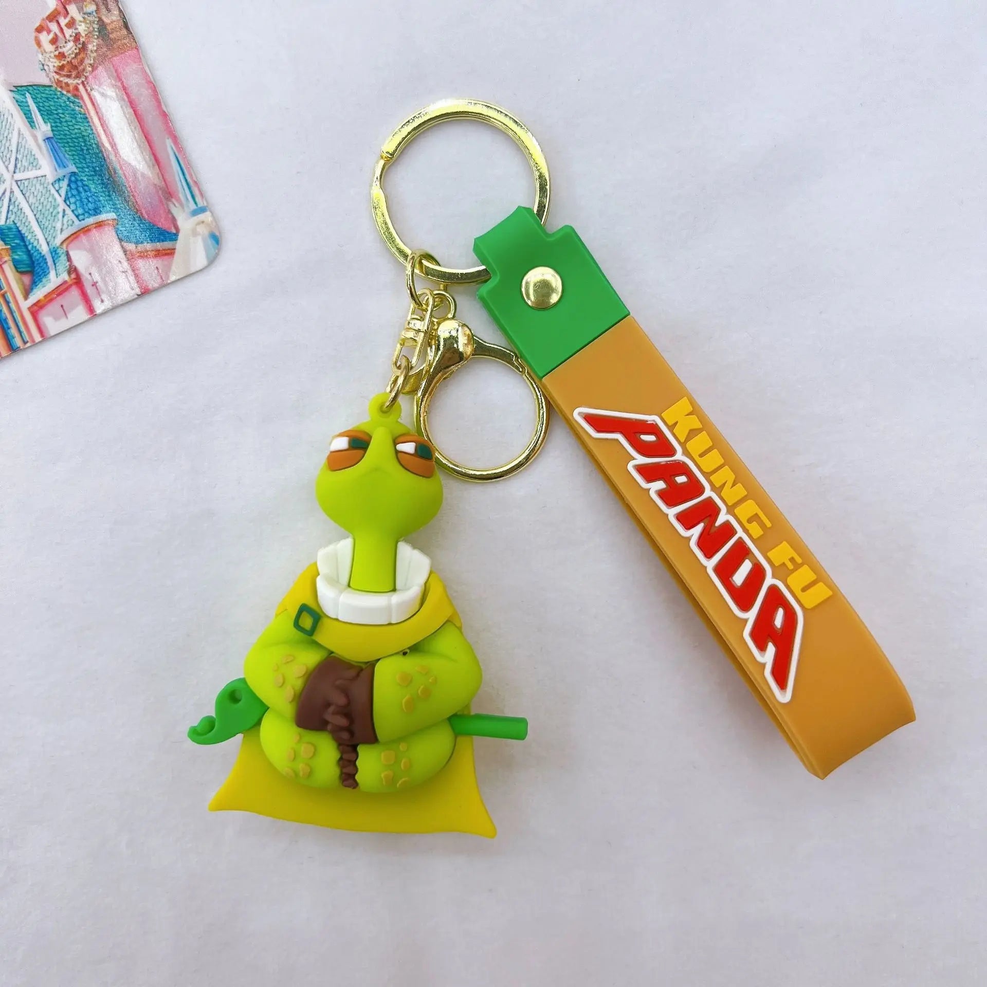 Cute Kung Fu Panda Keychain - Stylish Bag Pendant & Car Decoration
