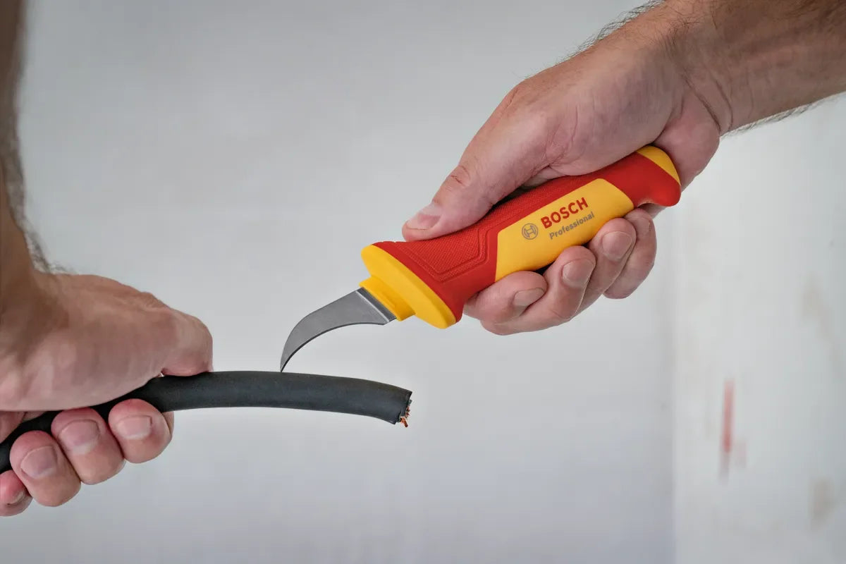 Bosch VDE Cable and Dismantling Knife - Insulated Professional Tool