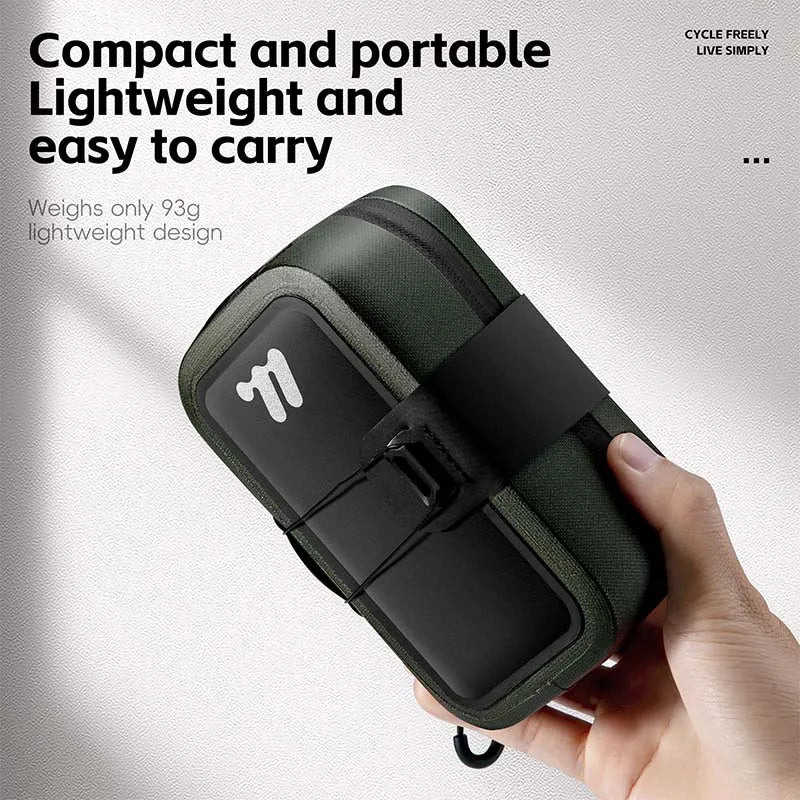 West Biking Lightweight Mini Bicycle Saddle Bag - Portable & Rainproof