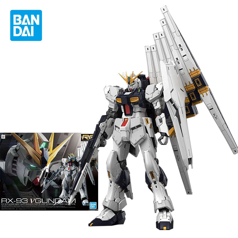 Bandai RG RX-93 V GUNDAM Model - Stunning Anime Collectible