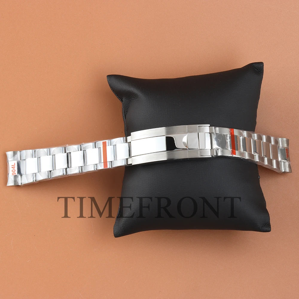 Stylish 20mm Stainless Steel Watchband - Rose Gold/Black/Gold