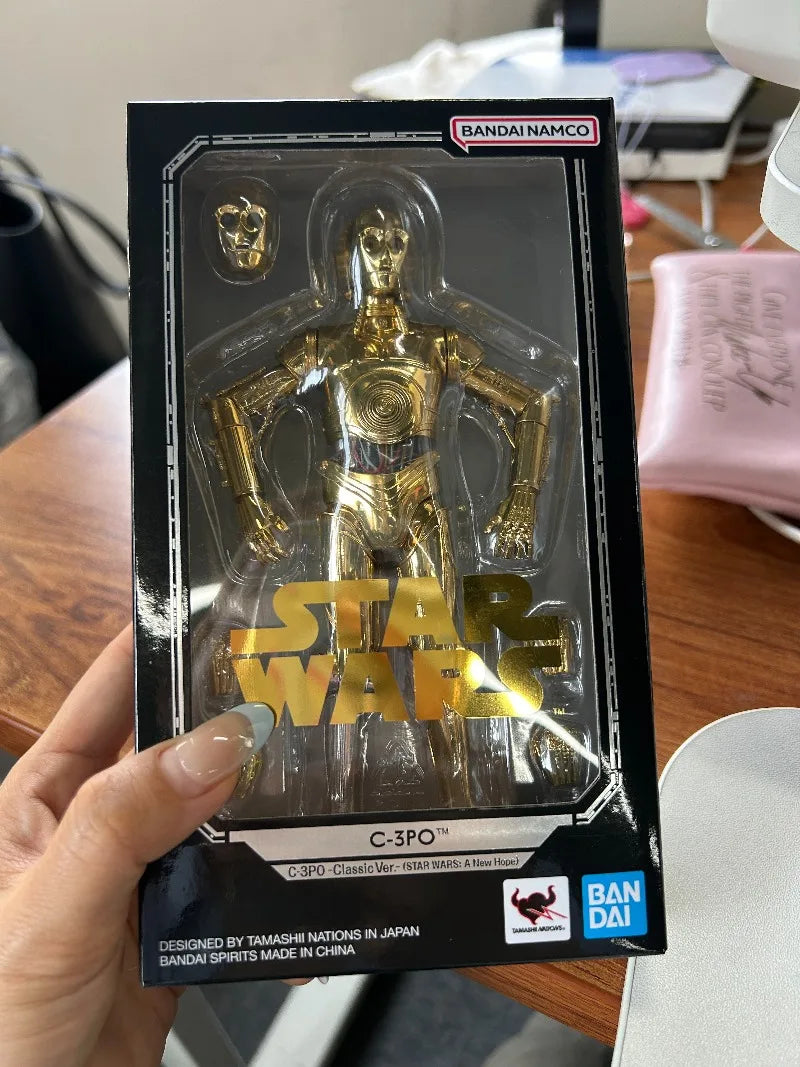 Bandai Star Wars R2-D2 & C-3PO Action Figures | Classic Ver. A New Hope