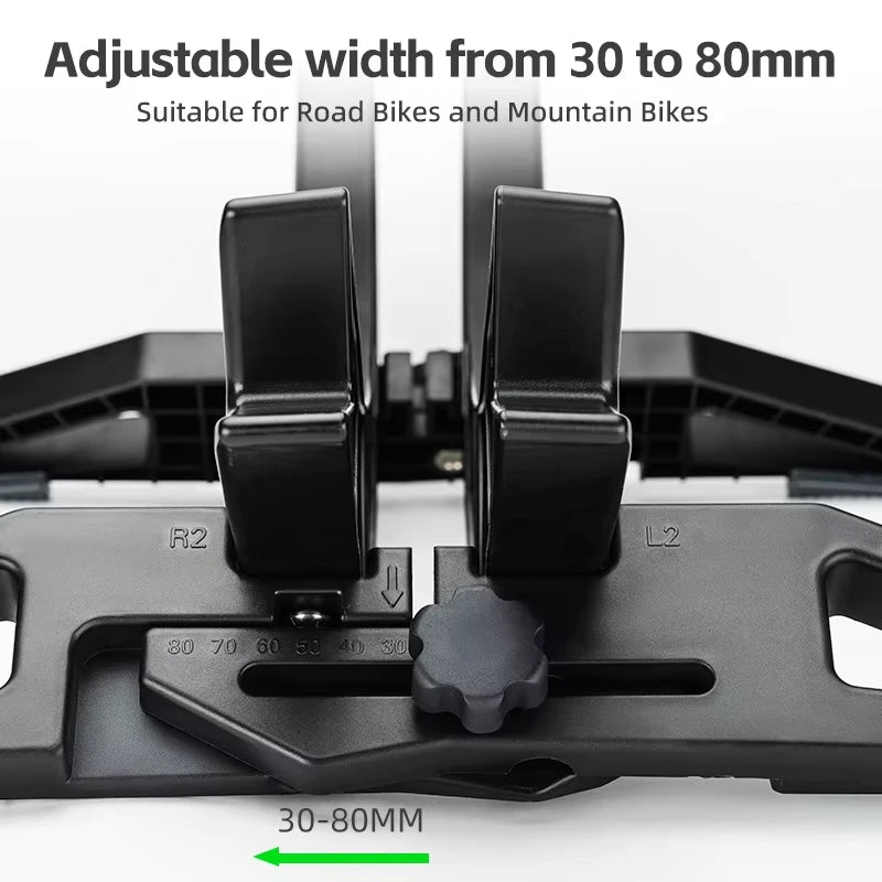 ROCKBROS Adjustable Indoor Bike Parking Rack for MTB & Road Bikes
