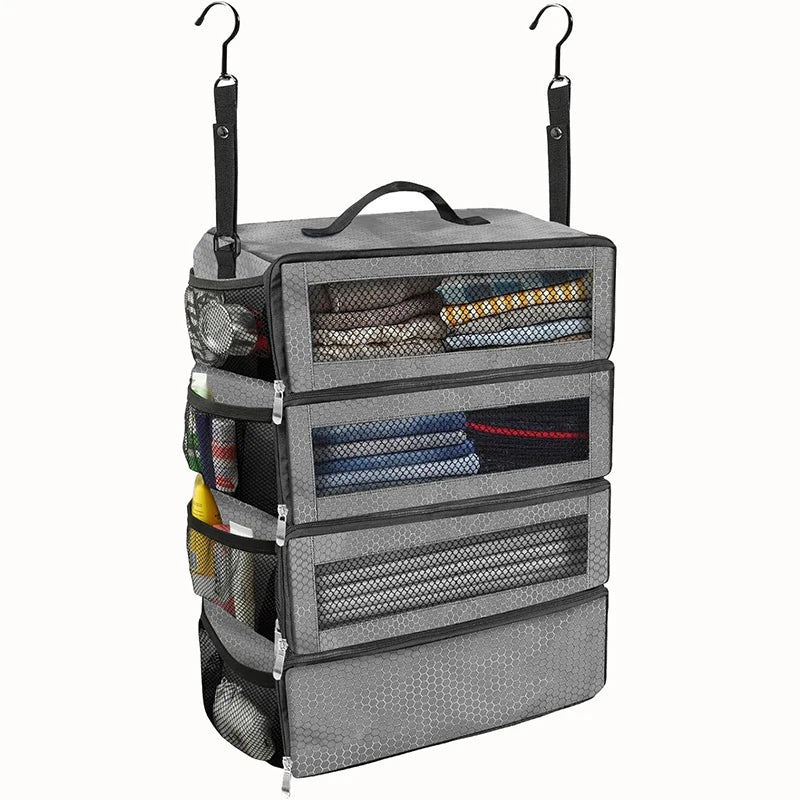 Travel Luggage Organizer - Collapsible Clothes Storage Bags