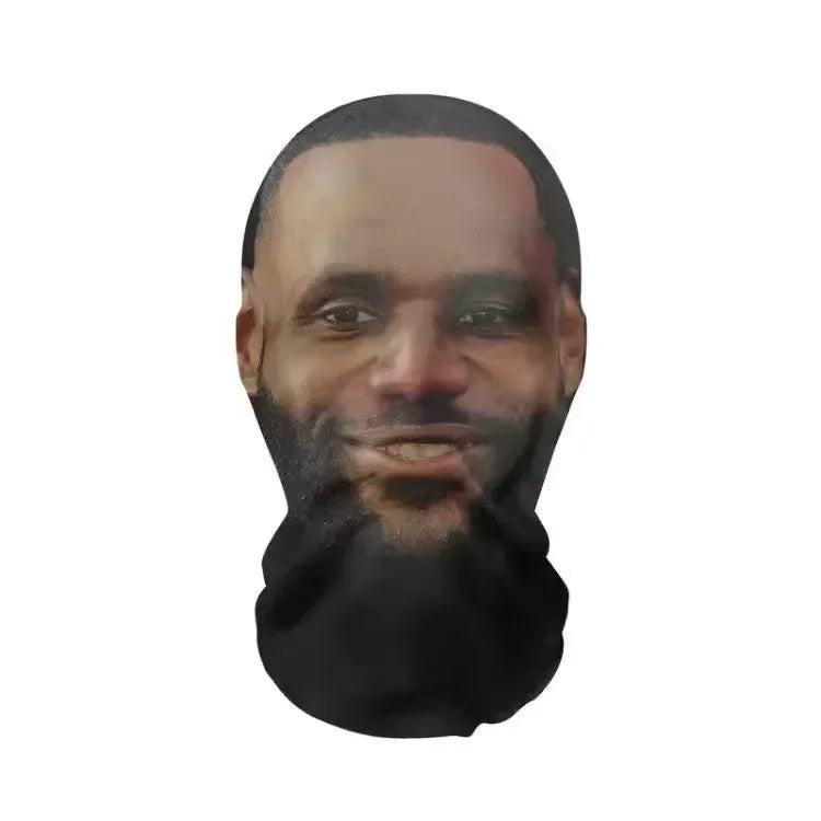 3D Realistic Full Face Halloween Mask - Funny Celebrity Balaclava