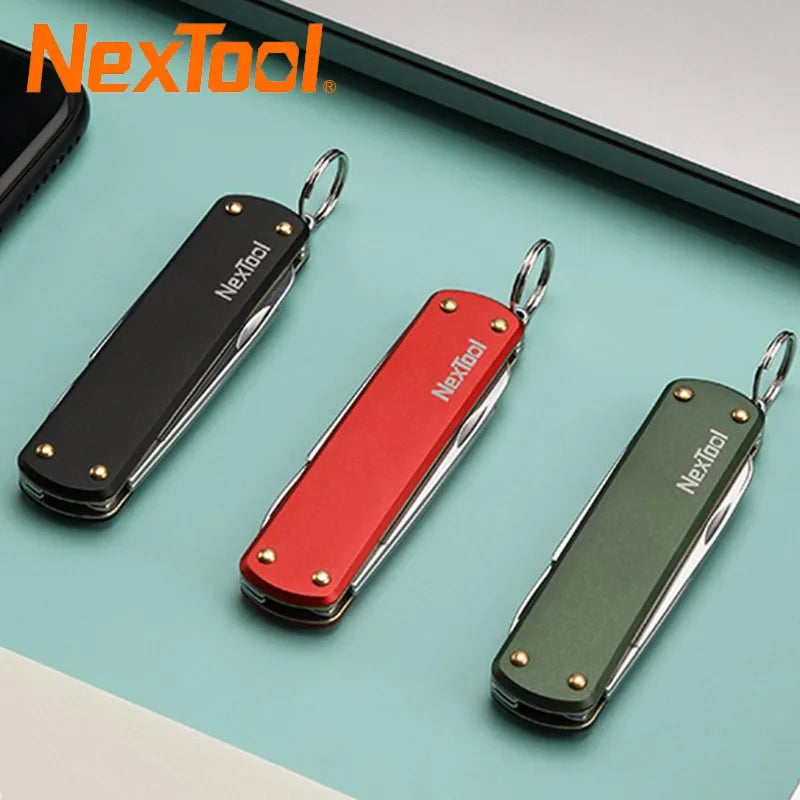 NexTool Mini Folding Multi-Tool: Scissors, Screwdriver & Knife