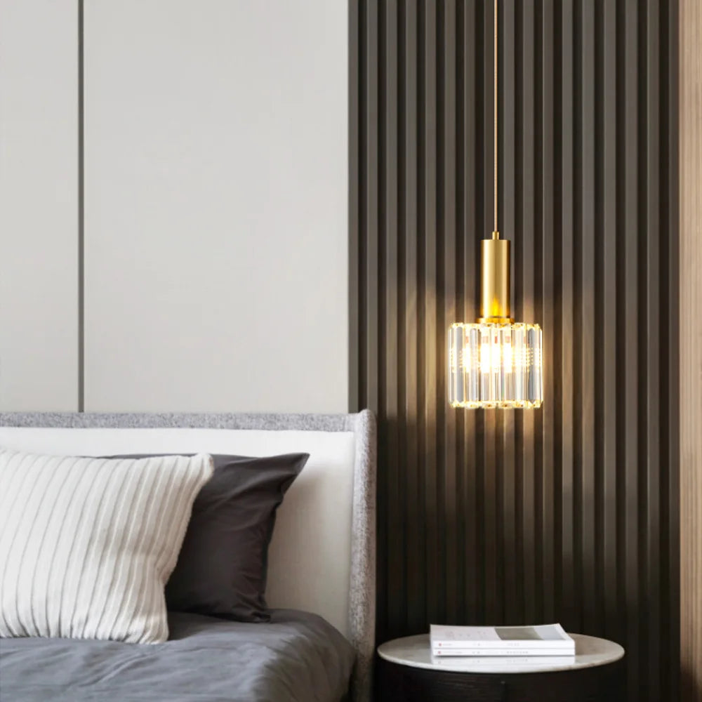 Elegant Crystal LED Pendant Light - Modern Chandelier for Any Space