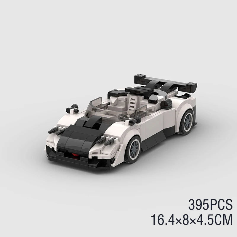 City Speed Convertible Racing Car Building Blocks - Ultimate DIY Model