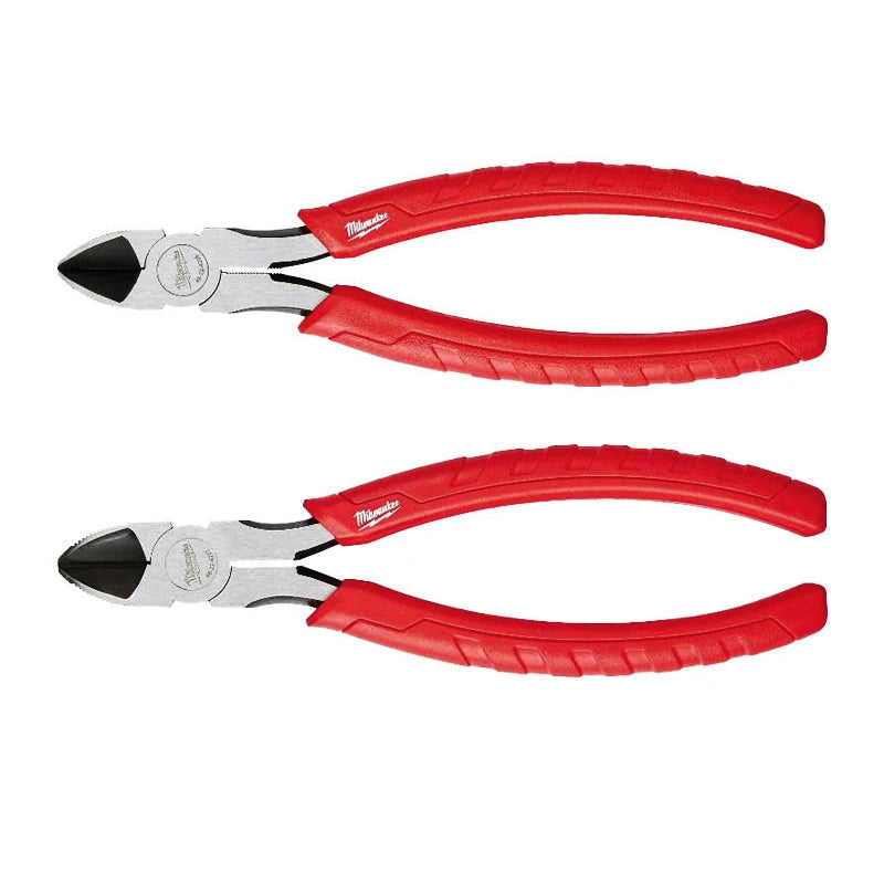 Milwaukee Comfort Grip Diagonal Cutting Pliers - 6" & 8" Options