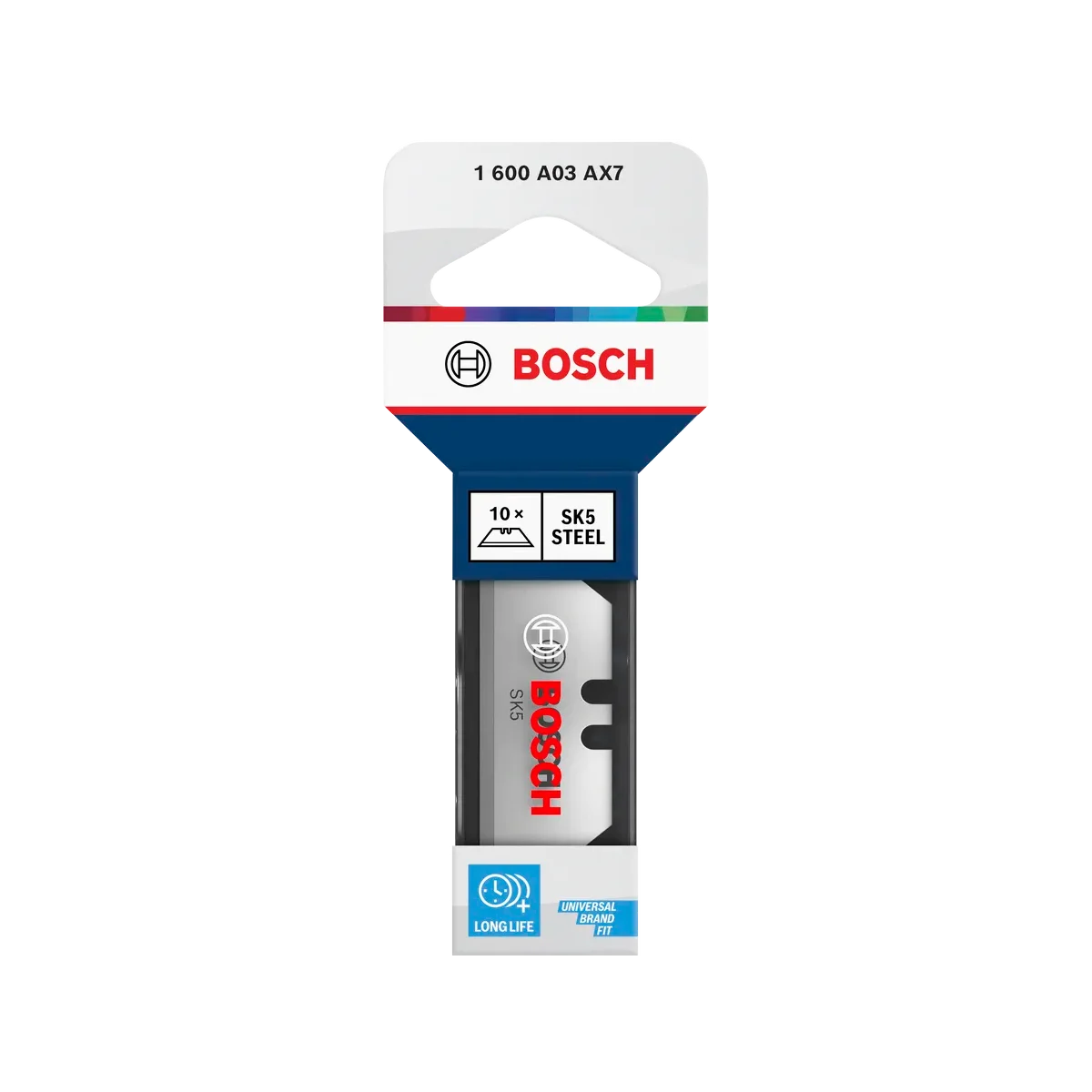Bosch 10PCS Trapezoidal Blades for Craft Knife - Durable & Reliable