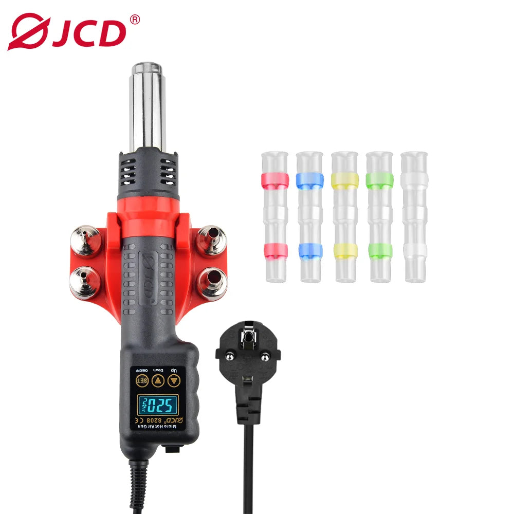 JCD 750W Digital Hot Air Gun - Adjustable Temperature & Speed