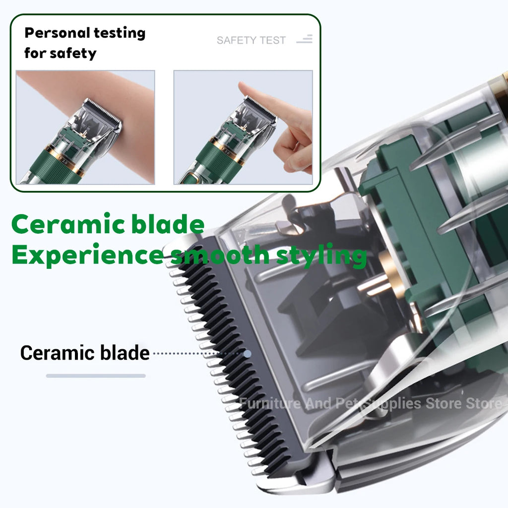 Professional Pet Grooming Clipper - USB Rechargeable & Silent