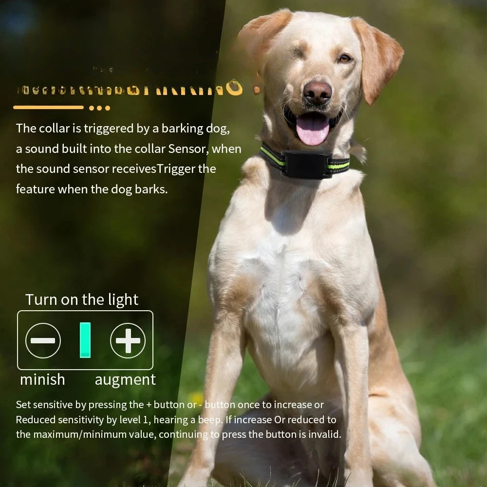 Automatic Anti-Barking Dog Training Collar - Rechargeable & Effective