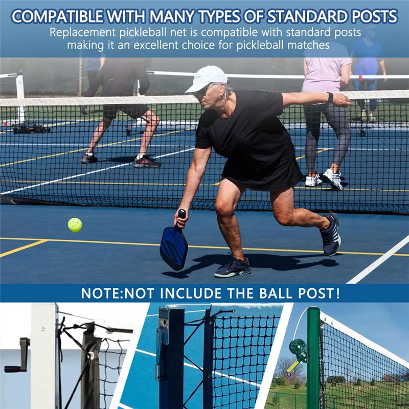 22Ft Portable Pickleball Net - Adjustable Indoor/Outdoor Setup (Frame Not Included)