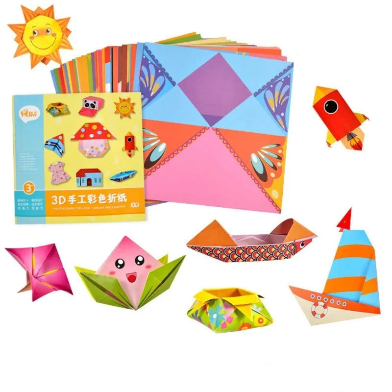 3D Cartoon Animal Craft Kit - Educational DIY Origami Toy for Kids