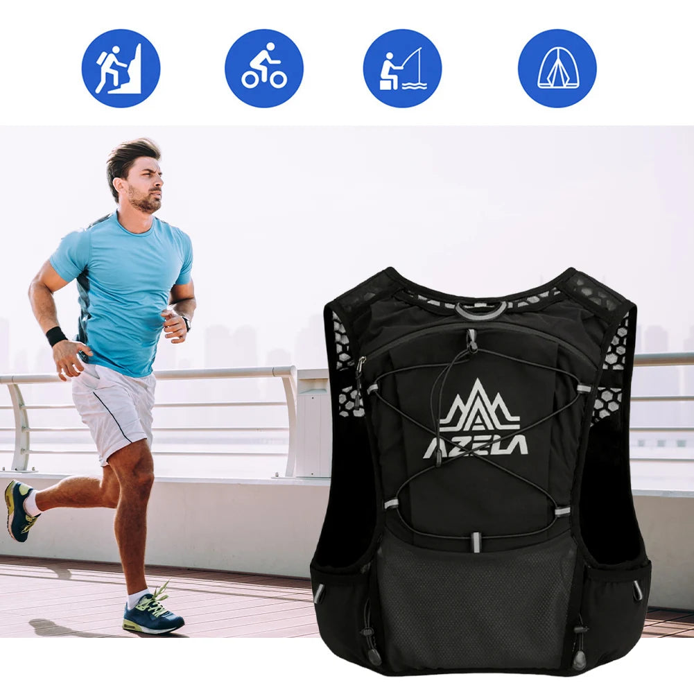 Lightweight Outdoor Trail Running Backpack with Water Bladder Bag