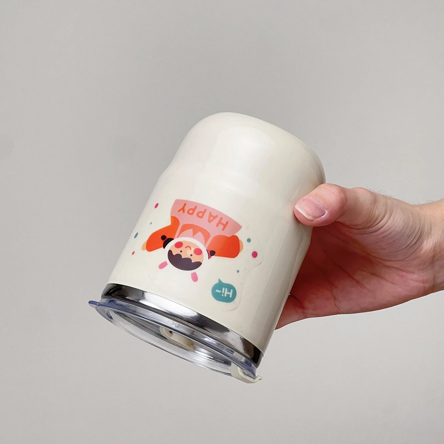 Kids Insulated Stainless Steel Thermos Cup with Straw