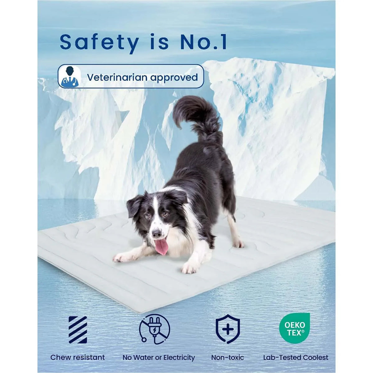 Dog Cooling Mat - Extra Large Summer Bed for Pets - Durable Ice Pad