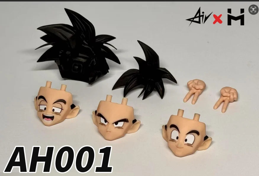 Super Saiyan Son Goku Head Accessory for Action Figures