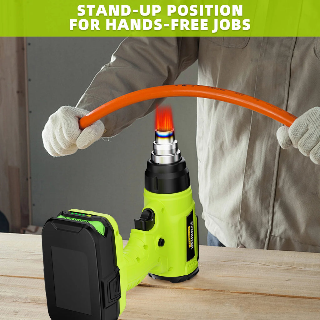 Nananuu Cordless Heat Gun for Ryobi 18V - 5 Nozzles Included