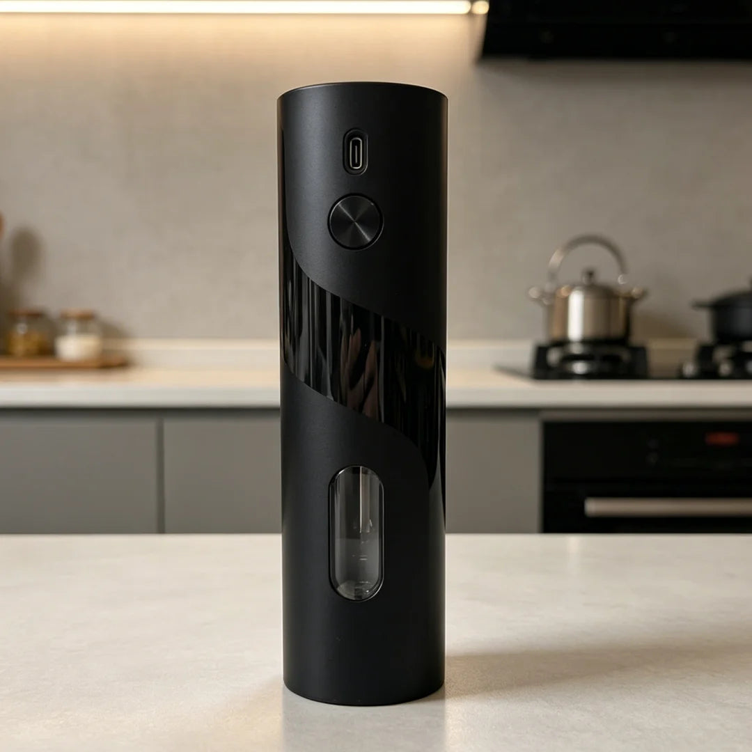 Rechargeable Electric Salt & Pepper Grinder Set - USB Charging, Adjustable Coarseness