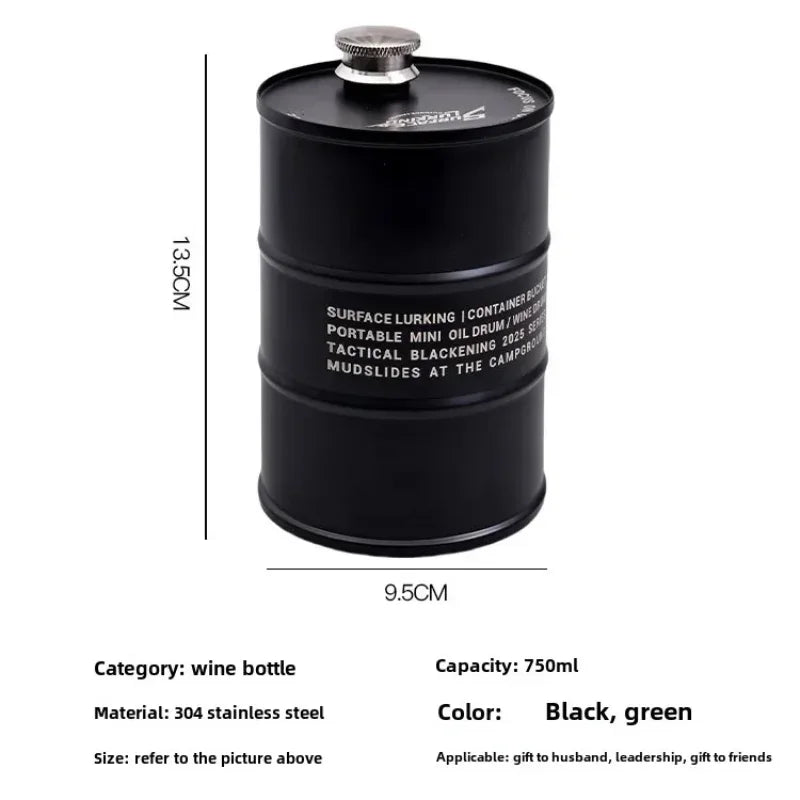 GO PEAK 750ML Portable Stainless Steel Pot - Rugged & Multi-Use
