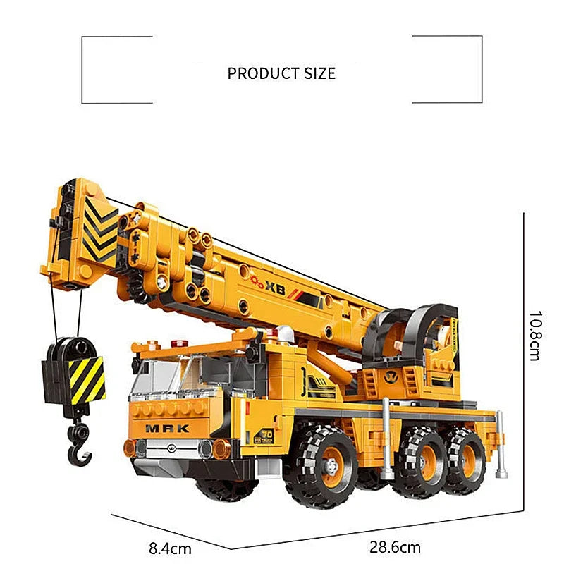 Mitty City MOC Wheel Loader Building Blocks Set - Creative Kids Toy