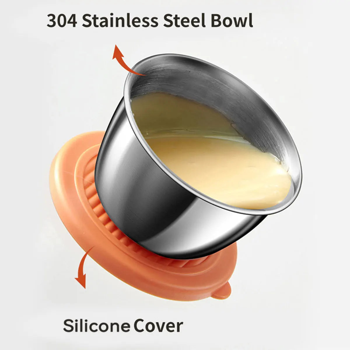 50ML Stainless Steel Sauce Cup with Lid - Portable Food Storage