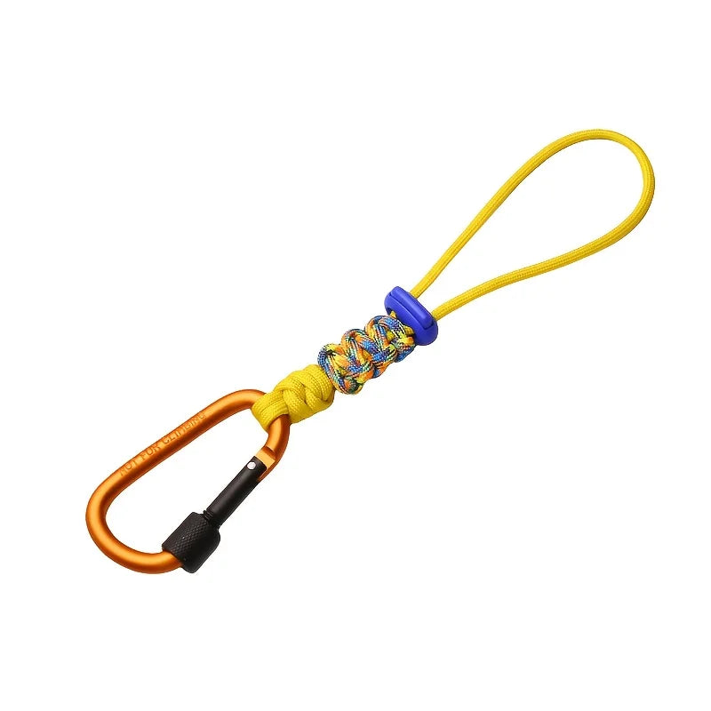 Hand Woven Paracord Water Bottle Holder for Outdoor Adventures