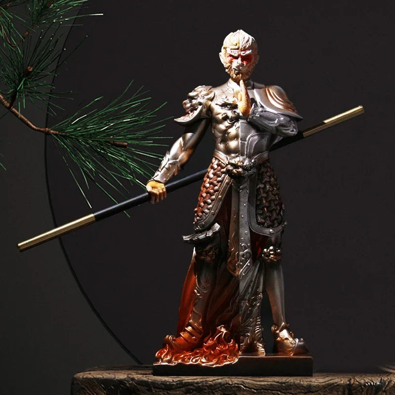 Majestic Monkey King Sun Wukong Desktop Decoration for Unique Homes