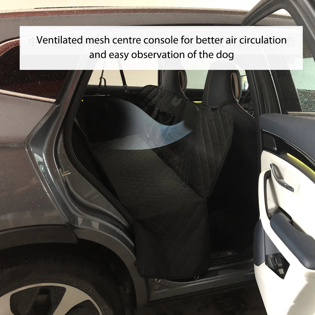 Waterproof Pet Car Seat Cover with Anti-Slip Mesh Window