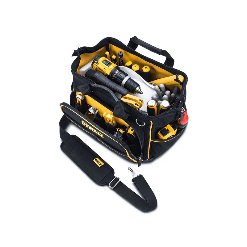 DEWALT 14" Multitak Tool Bag - 26 Pockets, Waterproof & Durable