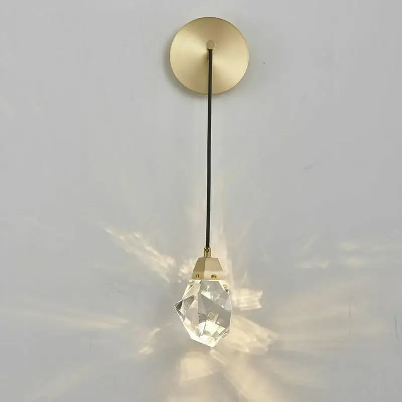 Modern Crystal Chandelier - Elegant Wall Lamp for Bedroom & Dining