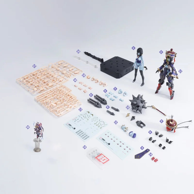 JiuLian 1/12 Scale Mobile Suit Girl Action Figure Model Kit