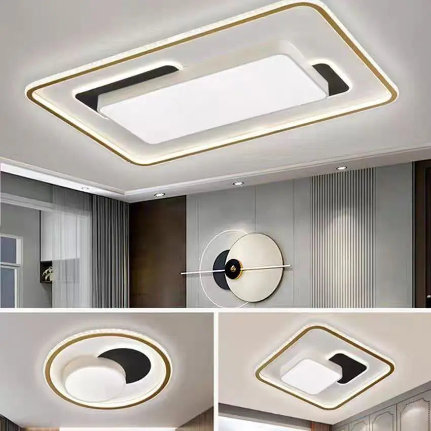 LED Ceiling Light with Remote Dimming - Modern Decor for Any Room