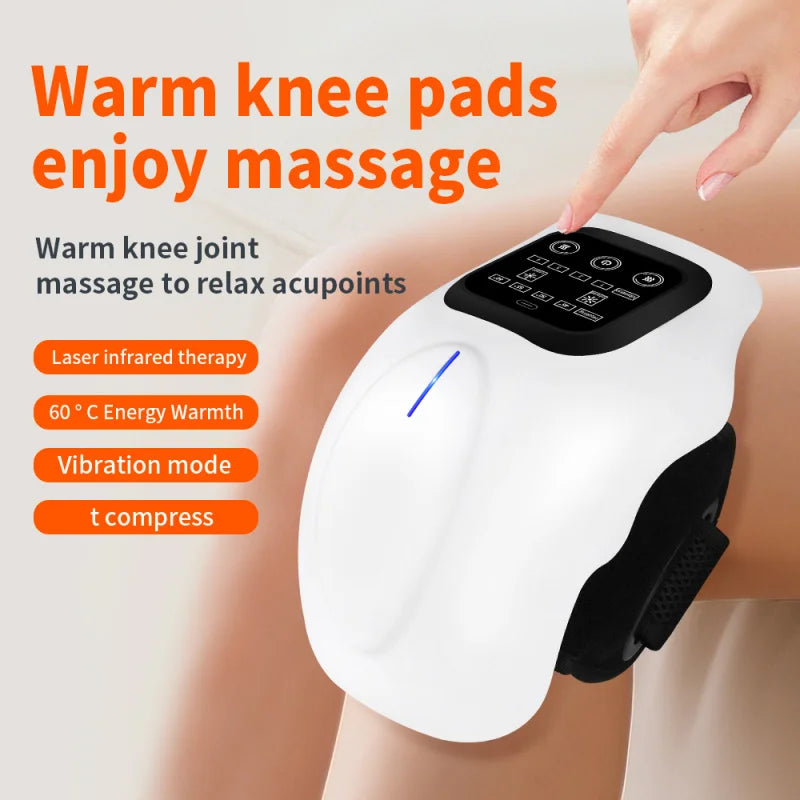 Smart Cordless Knee Massager - Soothing Vibration Therapy Device