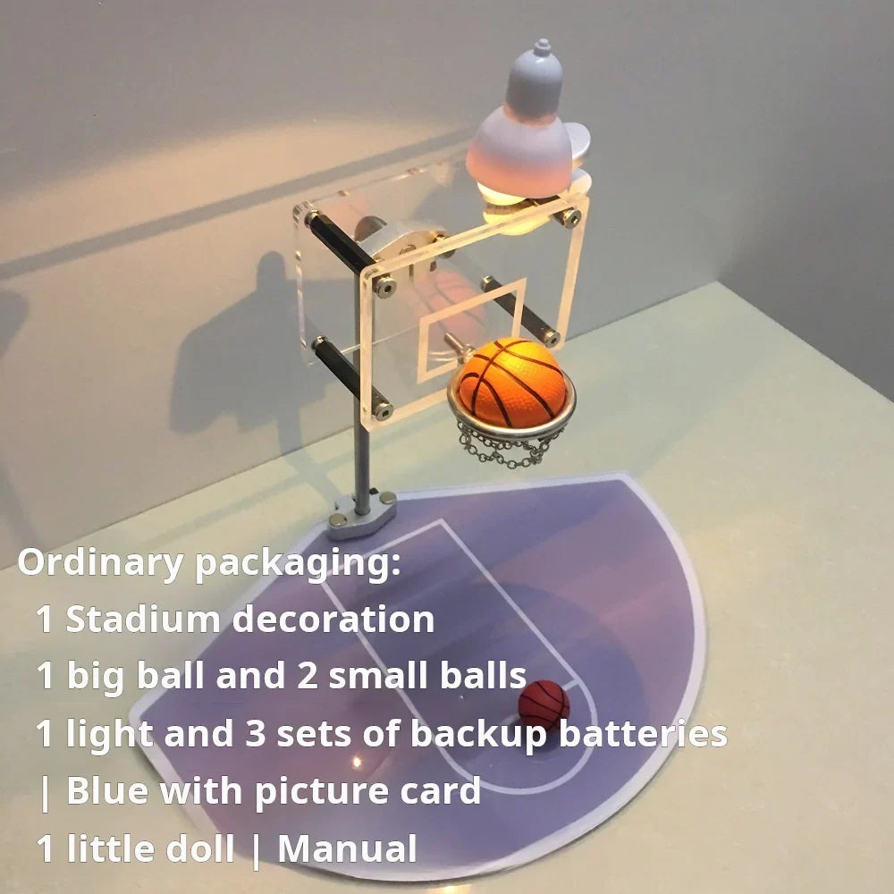 Mini Basketball Rack Nightlight Gift for Sports Enthusiasts